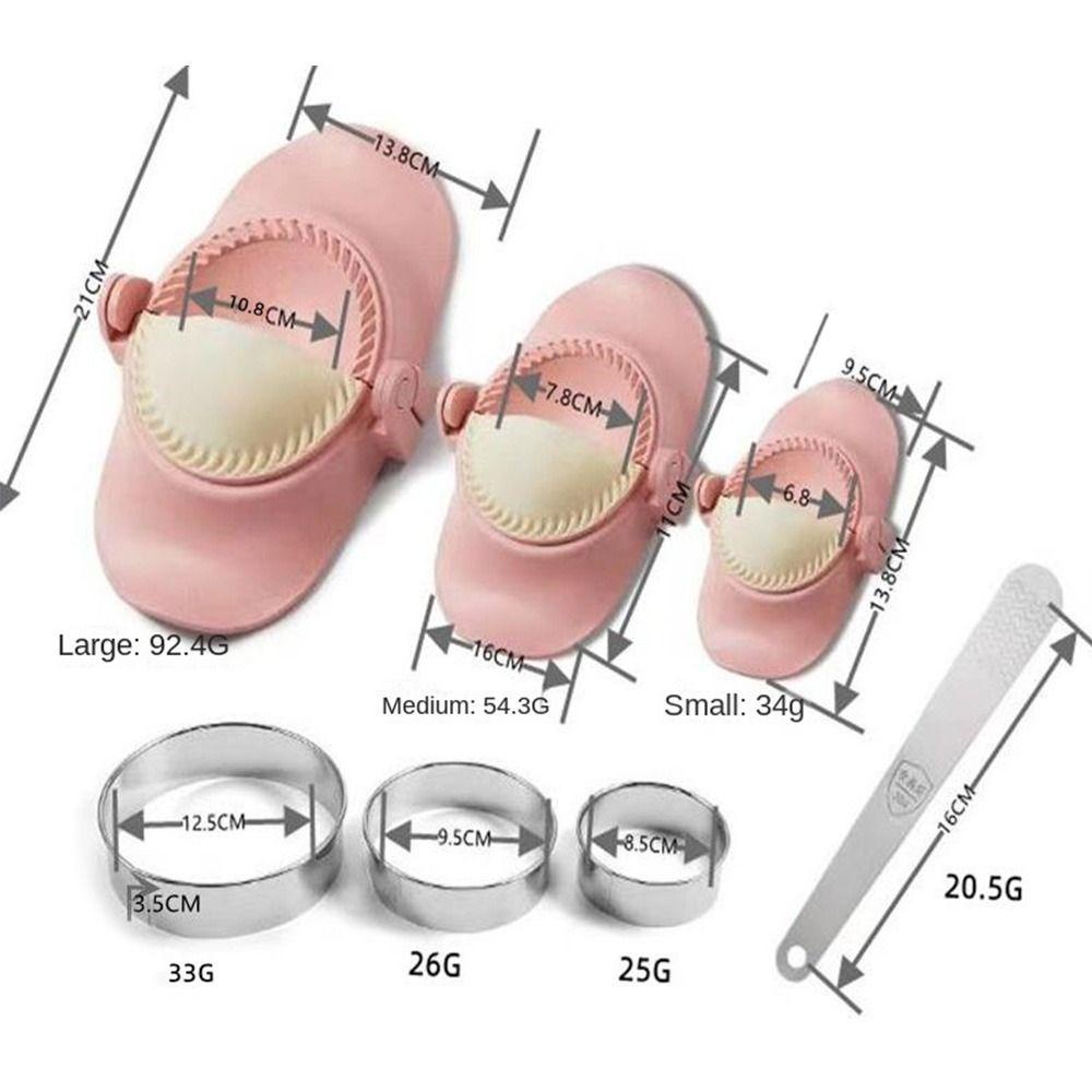 Solighter Dumplings Maker Alat Pembuat Jiaozi Model Buatan Tangan Aksesoris Dapur Cetakan Pangsit