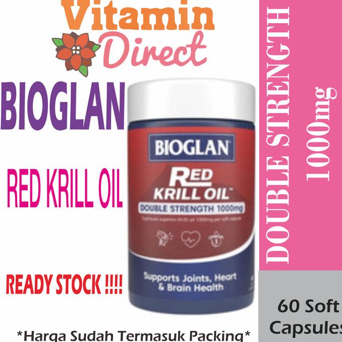 Bioglan Red Krill Oil 1000mg 60 Capsules