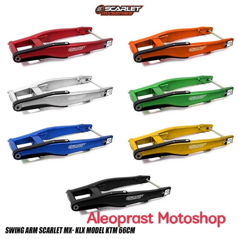 Swing Arm Original SCARLET 10916 CRF 150L KLX DTRACKER WR 155 66 cm Model Tipe KTM 250cc