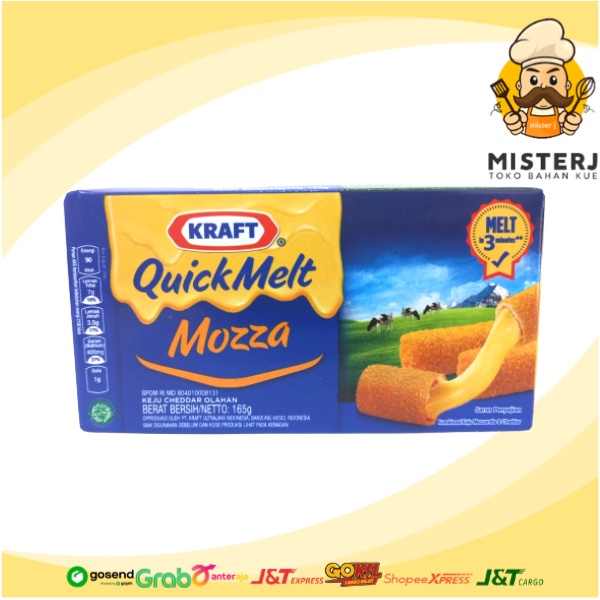 

KRAFT Cheese Quick Melt 165gr | Keju Kraft Quick Melt | Kemasan Baru