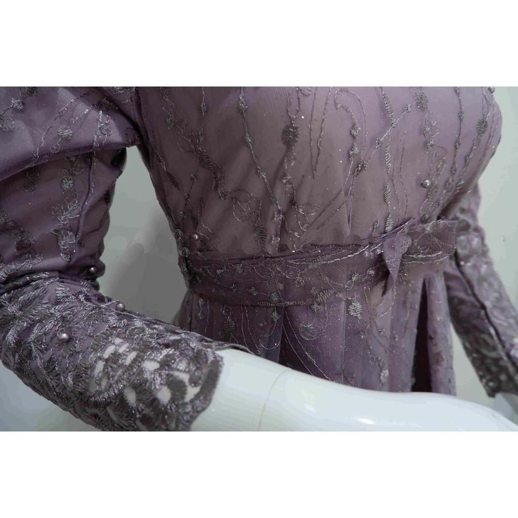 SHOPASHOP SOLO Batik Kebaya Blouse Brokat Rempel Kerah Shanghai