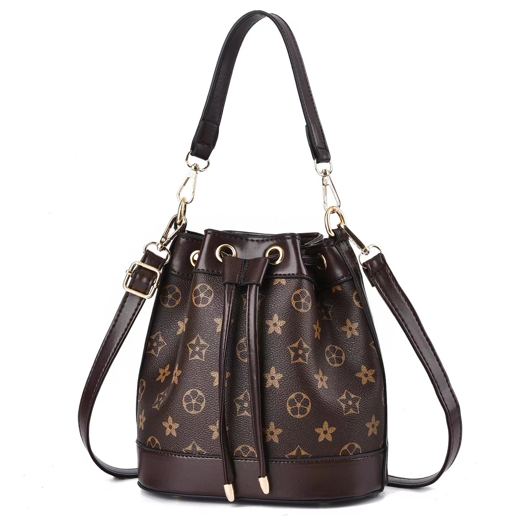 BJ65981 - COFFEE/F/MOTIF D/GD/SADINI/TMK/FLOWER - TAS SERUT SLEMPANG WANITA FASHION KOREA CHINA IMPORT MODIS ELEGAN TERMURAH TERLARIS TERBARU BAGSTORE JAKARTA TAS BATAM ZC5981 LT2175