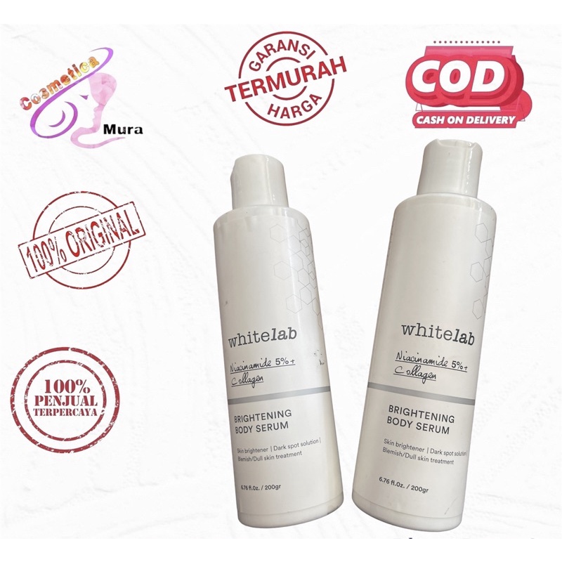 &lt;&lt; promo &gt;&gt; whitelab body serum 200 ml || whitelab brightening body serum 200 ml