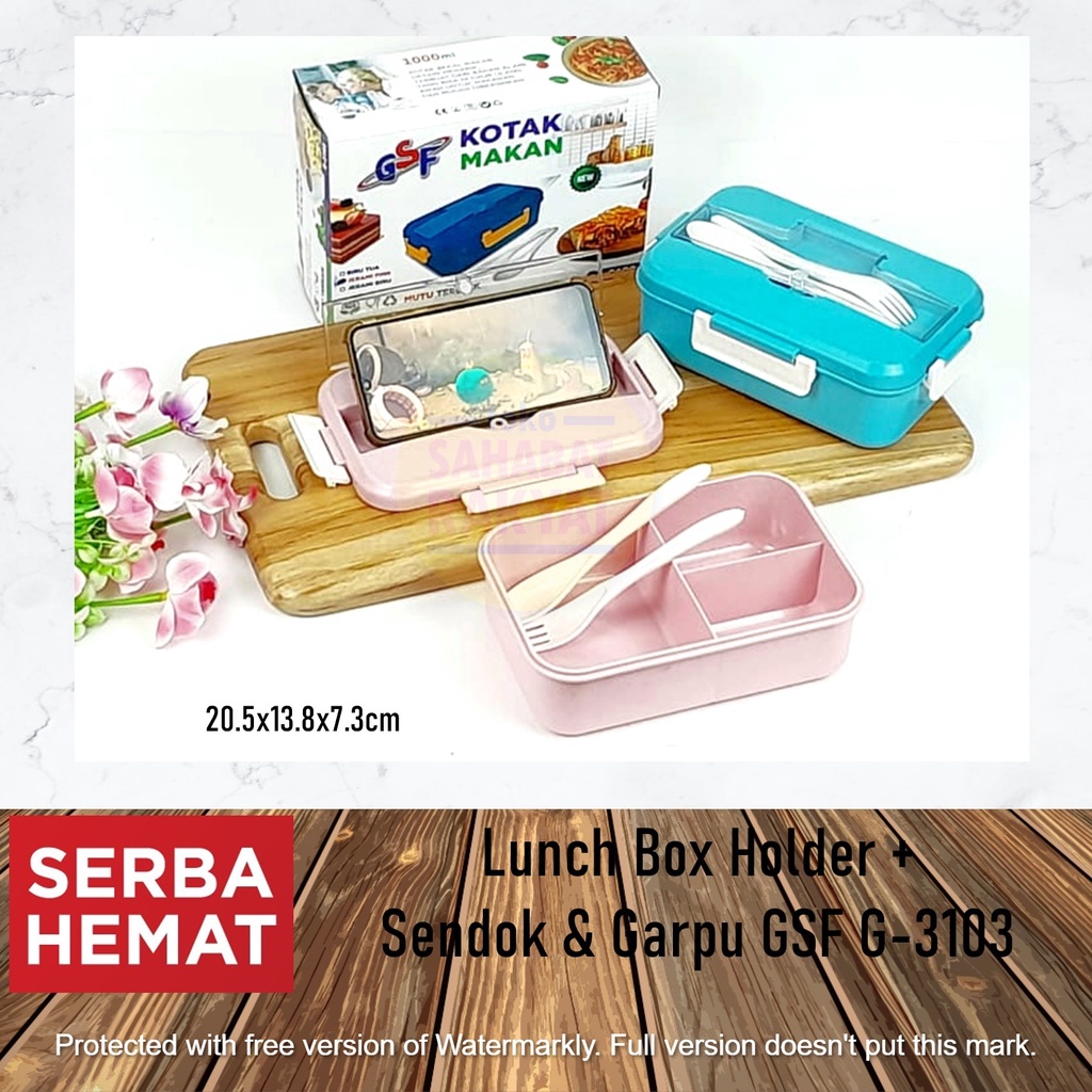 GG- Lunch Box Holder + Sendok &amp; Garpu G-3103 GSF