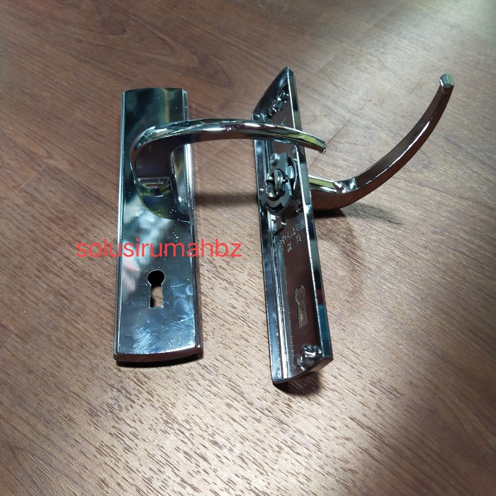 sepasang selot handle saja 163mm gagang kunci pintu lama kuda besar