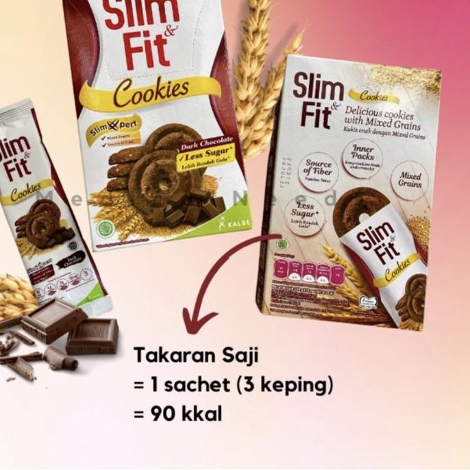 

BEST SELLER Slimfit Slim & Fit Diet Cookies (10x22gr) | Biskuit Snack Diet Sehat Rendah Kalori^^