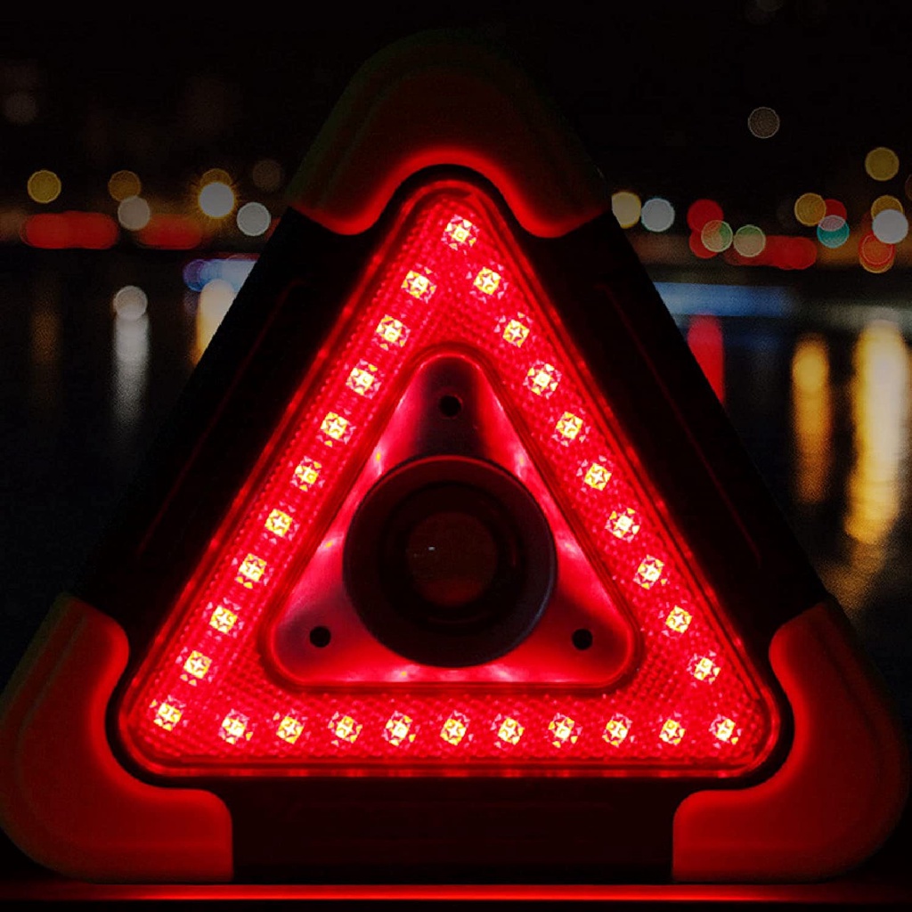 COB Car Lampu Emergency LED Tripod Warning Light Portable Light for Emergency Car Parking Camping Lighting Lamp