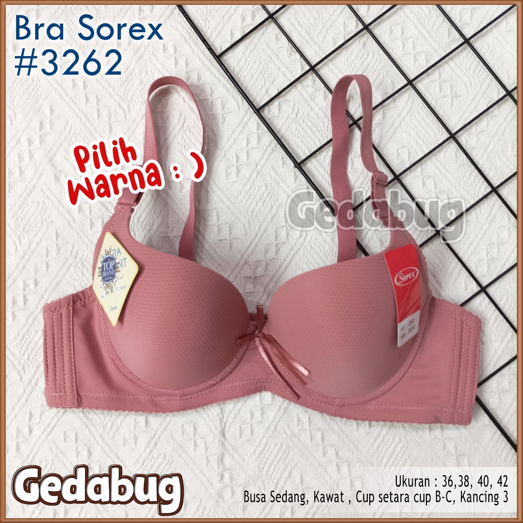 BH Bra Sorex 3262 Kawat Full Cup Sorex Kait 3 | BH sorex 3262 Busa dan kawat - Gedabug