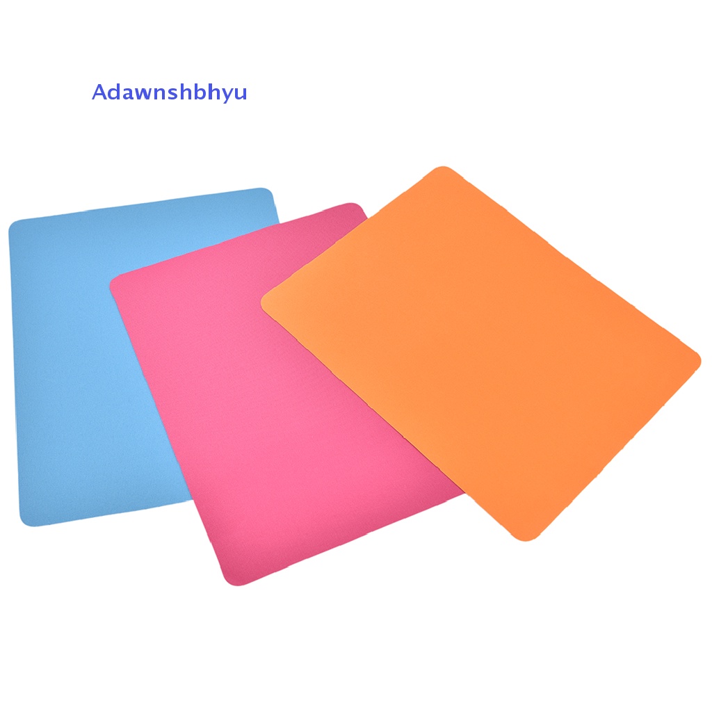 Adhyu Hot 21.5 x 17.5cm Gaming PC Laptop Mouse Pad Anti-Slip Warna Solid Rectangle Mat ID