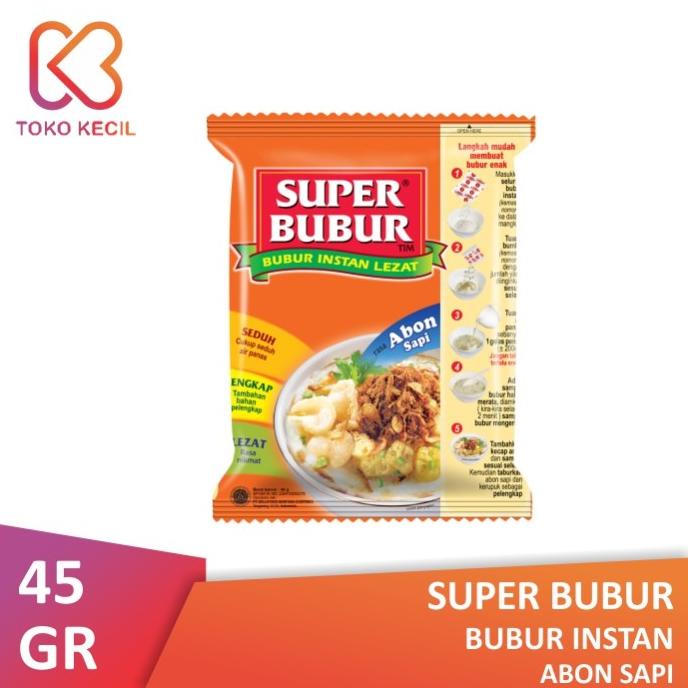 

Super Bubur Abon Sapi 45gr