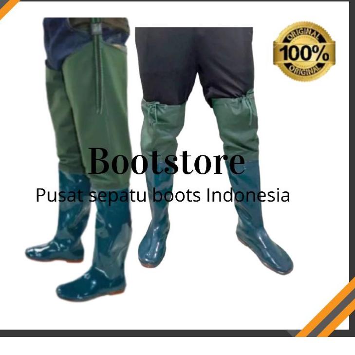 Terbaru Sepatu Boot Panjang petani Sepatu sawah Sepatu karet Sepatu pertanian boot sawah anti air Se