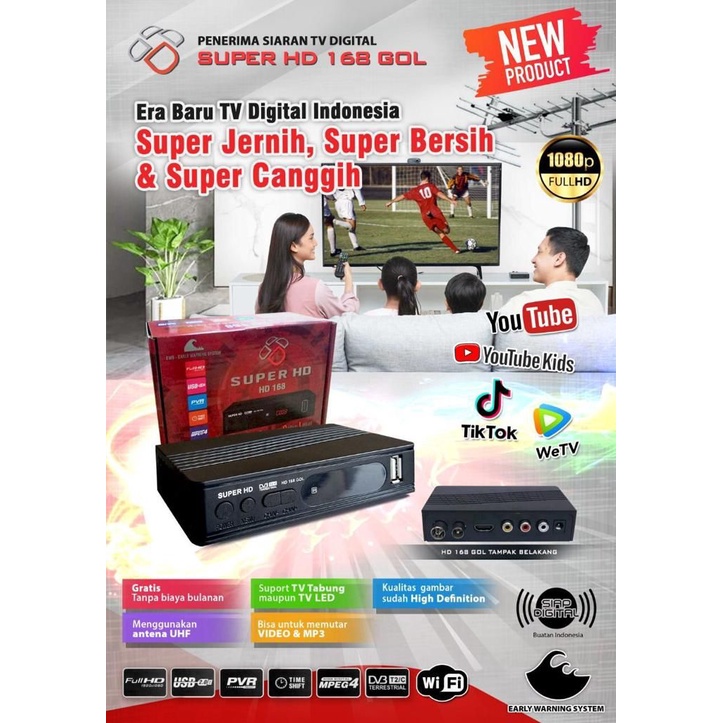 Dijual Cepat Set Top Box TV Digital / TV Analog / Set Top Box DVB T2