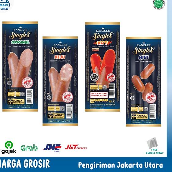 

Terbaru SOSIS KANZLER SINGLES HOT/ MINI / KEJU / ORIGINAL ECEREAN 65 GRAM