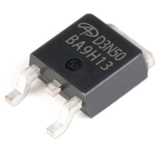 D3N50 AOD3N50 AO D 3N50 Mosfet SMD 3A 500V N-Channel To-252 TR MOS Fet