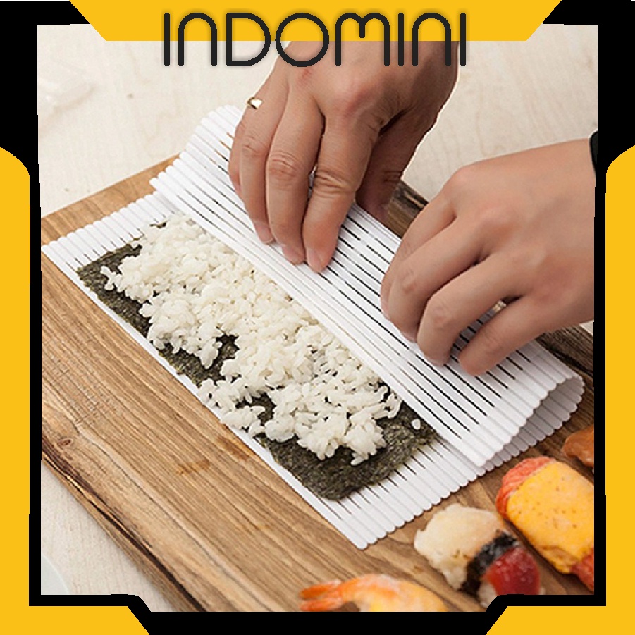 INDOMINI Tikar Penggulung Sushi / Sushi Mat Roller Mat / Alat Membuat Sushi R858