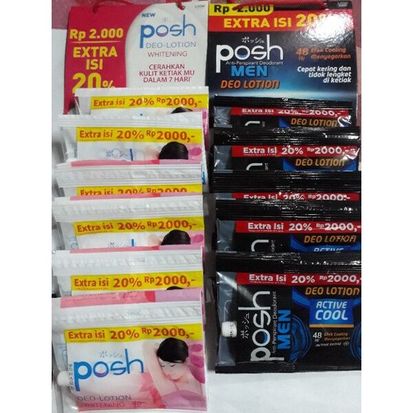 POSH DEO LOTION SACHET I Deodorant I Dapat 3 Sachet