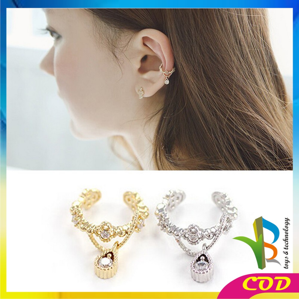 RB-K115 K117 Anting Single Aksesoris Fashion Wanita Motif Bintang Korean Style / Anting Anti Karat Earrings Import Fashion