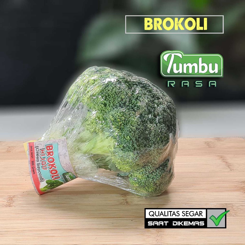 

BROKOLI HIJAU 1 KG [500g] - sayuran Broccoli