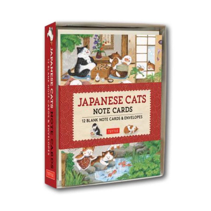 

CT NOTE CARDS JAPANESE CATS - 9780804851879