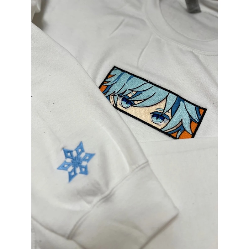 Crewneck Choyung Embroidery Anime Gaming Genshin Impact Premium Unisex