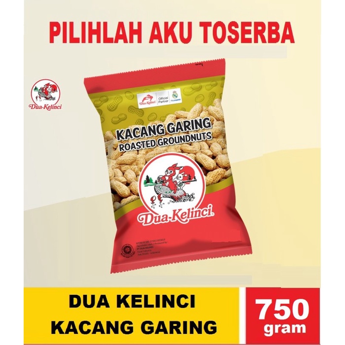 

KACANG KULIT DUA KELINCI KACANG GARING 750 GR - ( HARGA PER BUNGKUS )