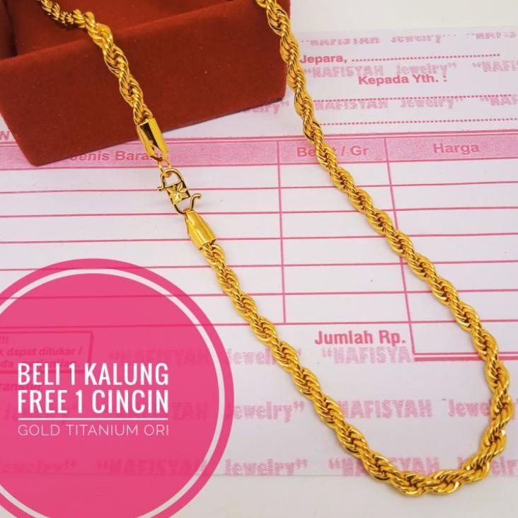 KALUNG TITANIUM ORI MODEL TAMBANG ◦ GBR.22De22ᵟ