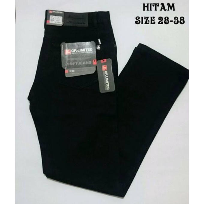 GF LIMITED size 27-38 CELANA PANJANG SOFTJEANS PRIA / CELANA PANJANG JEANS PRIA / CELANA PANJANG HIT