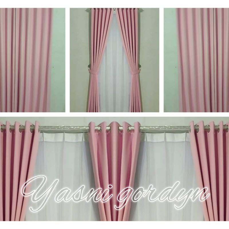 gorden jendela pintu/ hordeng embos/korden minimalis/tingkap kekinian/tabir 2023