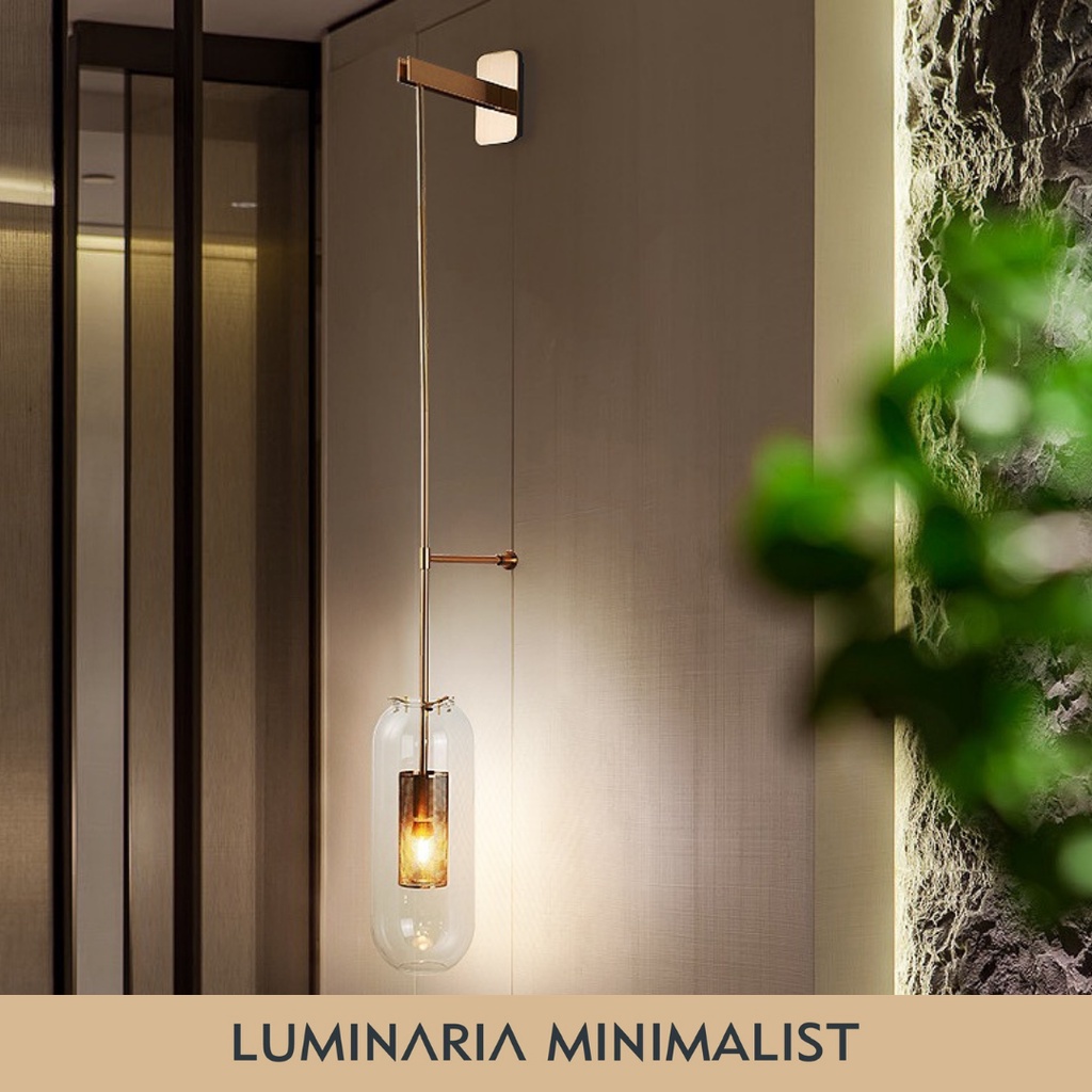 Nordic Long Egyptian Wall Lamp Lampu Hias Dinding Minimalist Lampu hias kamar tidur dinding