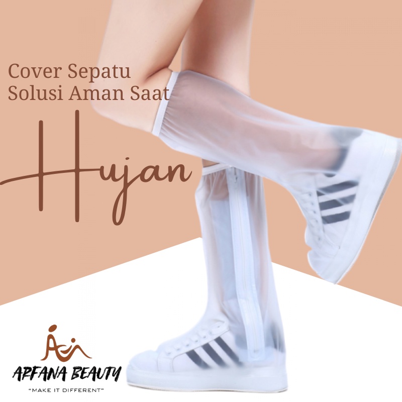 Cover Mantel Sarung Sepatu Pelindung dari Hujan Anti Air Waterproof Jas Hujan Rain Cover Shoes Mante