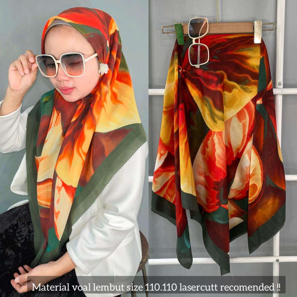 VOAL || PASHMINA || HIJAB || JILBAB || VOAL MOTIF SEGI EMPAT || SEGI 4