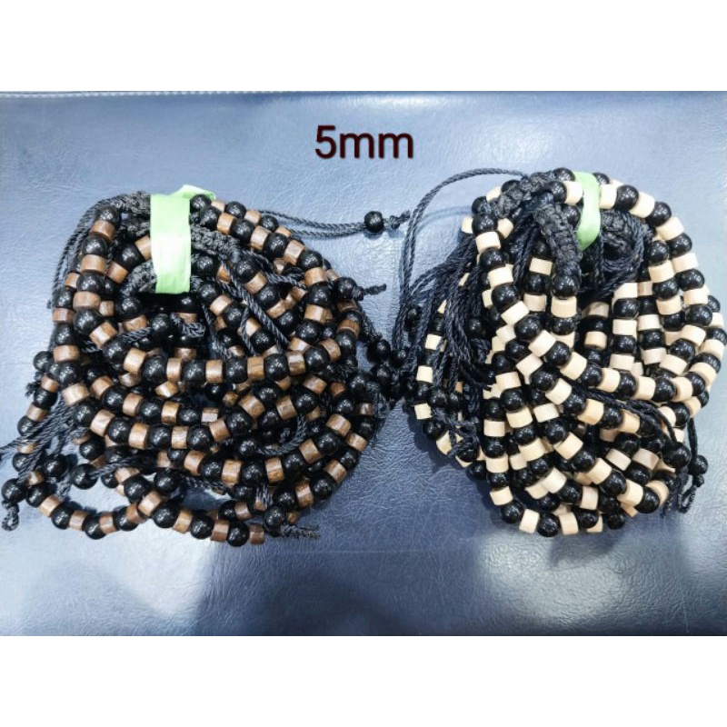 Gelang Manik Weling Mini 5mm 12buah Kulakan Grosir