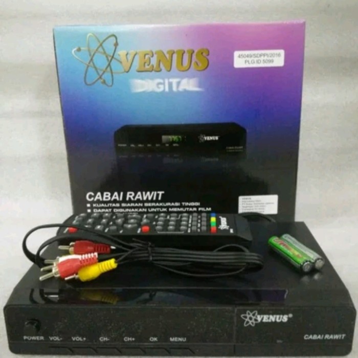 Discount SET TOP BOX RECEIVER DIGITAL VENUS CABAI RAWIT DIGITAL /SET TOP BOX TV DIGITAL/SET TOP BOX