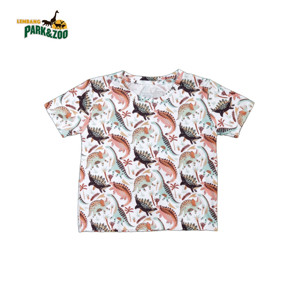 Lembang Park &amp; Zoo - T Shirt Fullprint Kids motif LZ Kids 1 unisex / Atasan Anak / Kaos Anak