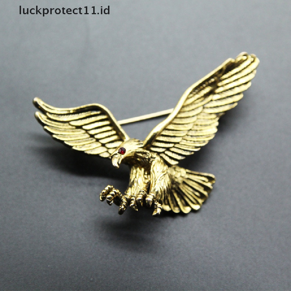 /Fashion Hot// Fashion Hot// Fashion Pria Vintage Eagle Pin Bros Dekorasi Korsase Lencana Perhiasan Hadiah.