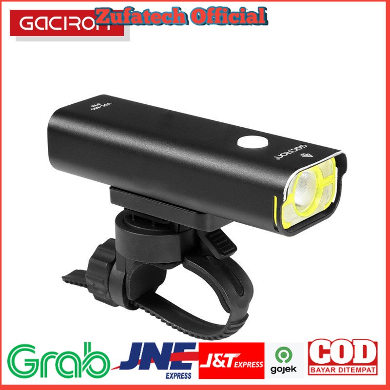 GACIRON Lampu Sepeda LED Cree XPG 400 Lumens - V9C - Black