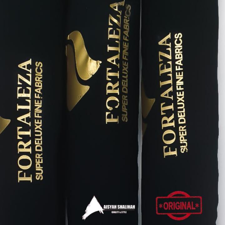 Ready Stok  KAIN JETBLACK FORTALEZA/KAIN FORTALEZA/FORTALEZA/KAIN ABAYA/BAHAN FORTALEZA/BAHAN ABAYA/
