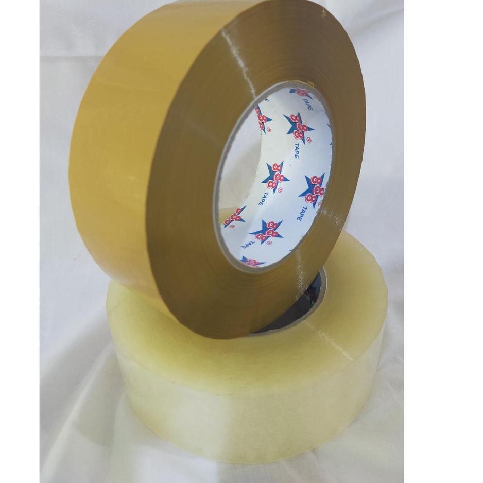 

Diskon Pemesanan Lakban bening & coklat jumbo 888 tape 45mm*300yard_________026---12 +1 ROLL