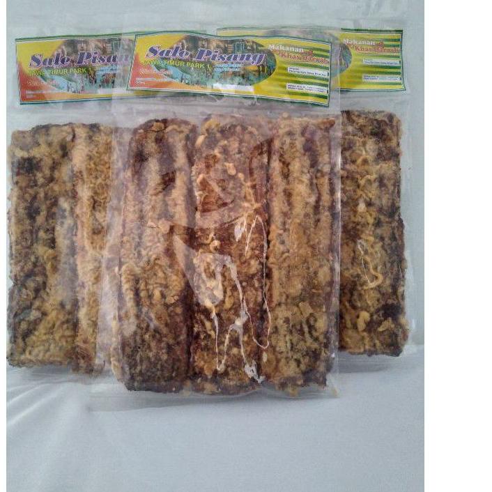 

☾ Sale Pisang Kering Wukir Sari - 6 Biji / Sale Lidah Goreng Manis Krispi / Oleh - Oleh Khas Wisata Malang ⇐