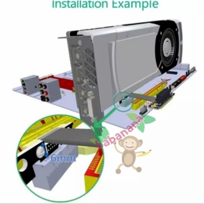 PCIE X1 10cm elbow riser extension kabel pemanjang 180 degree siku mining pci express x1 extender cable sound card wifi card