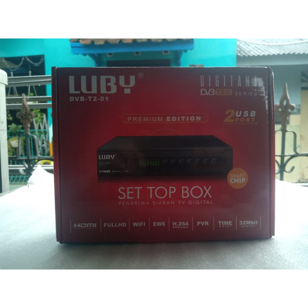 STB SET TOP BOX LUBY DVB-T2-01 PREMIUM EDITION 100% ORIGINAL