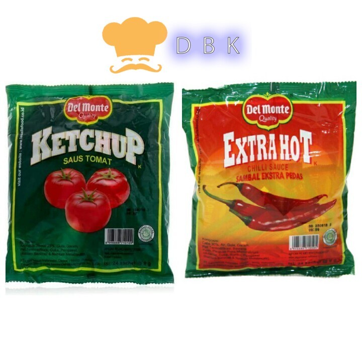 

Delmonte saus sambal dan tomat1 pak (24 sachet)