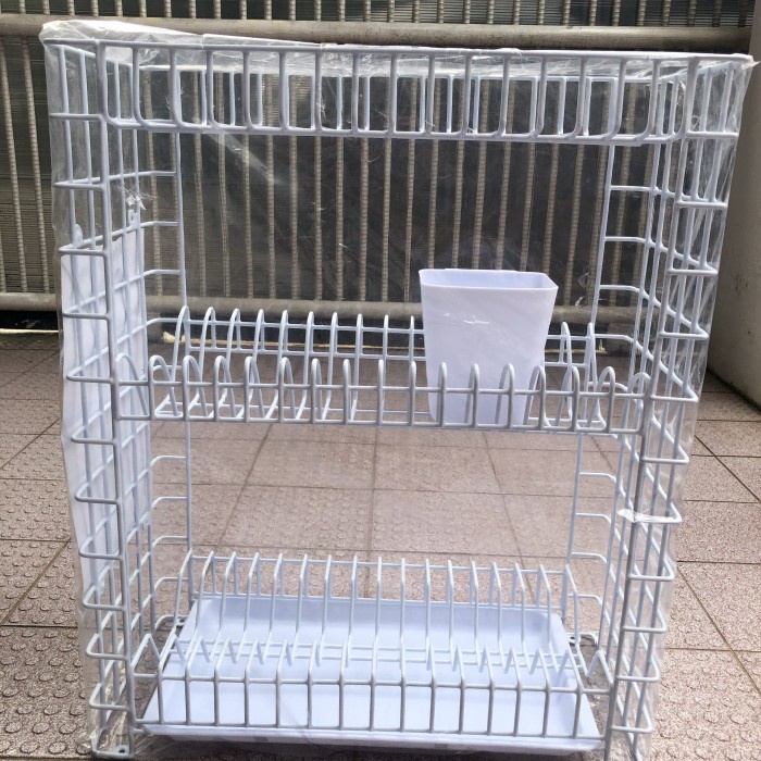 Rak Rak Piring 3 Susun Kitchen Set + Tatakan / Rak Piring Lemari Dapur