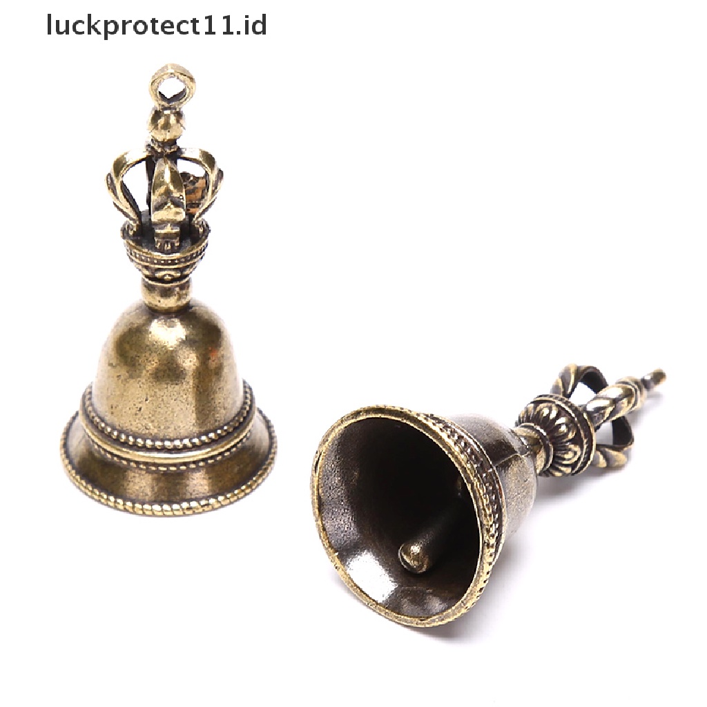 /Fashion Hot// Fashion// Kuningan Kerajinan Tangan Magic Bell Lonceng Angin Perunggu Tibet Bell Gantungan Kunci Liontin.