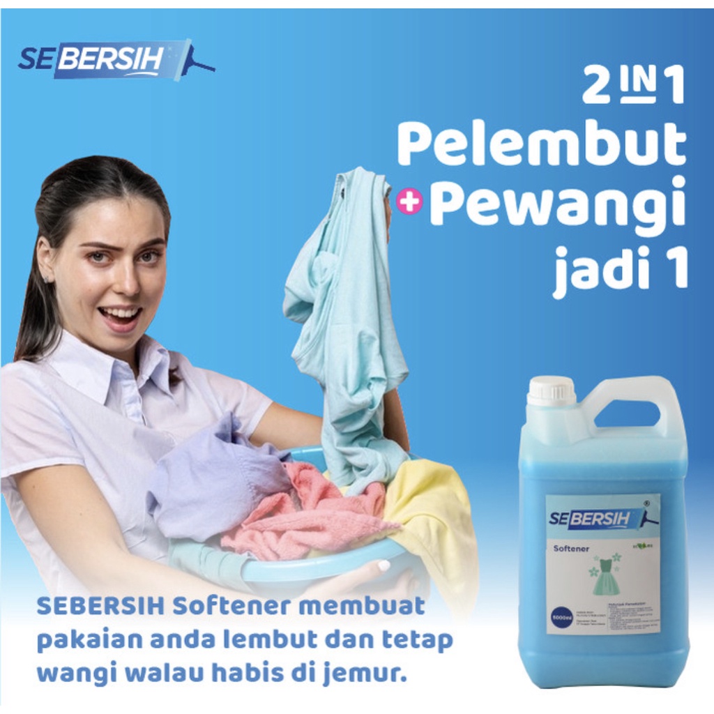 SEBERSIH Softener Pewangi Pelembut Pakaian KHUSUS INSTAN/SAMEDAY
