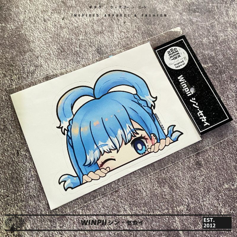 Stiker Ngintip / Peeking Sticker Kobo Kanaeru Vtuber Hololive