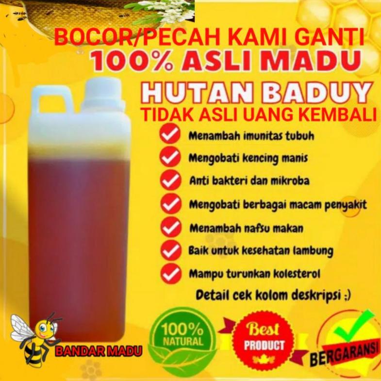 

1.1 MADU BADUY RAW HONEY 100% MADU ASLI DAN MURNI 1 KG(FREE KARDUS + FREGILE) kpy06