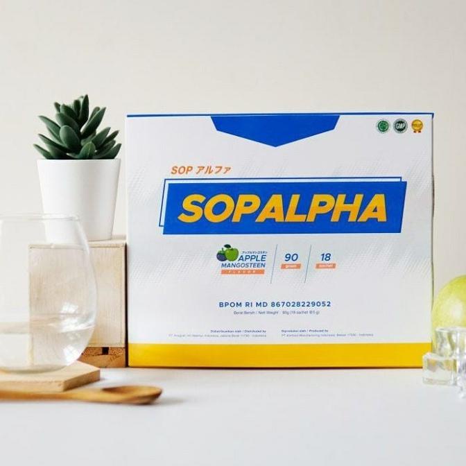SOPALPHA BIOBOOST Original Immune Booster Kesehatan 1 Box 18 Sachet