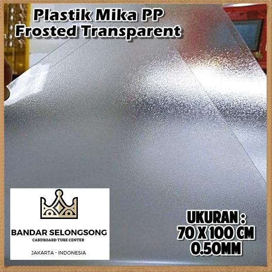 

PLASTIK MIKA BURAM COVER AGENDA /MIKA FROSTED LEMBARAN 70X100CM 0.5MM