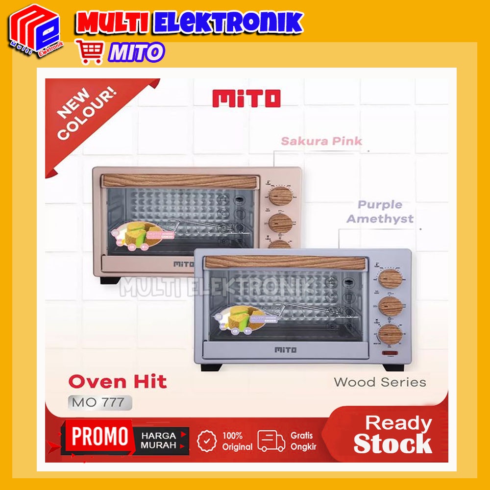 MITO Oven Listrik MO777 HIT (Wood Series) Kapasitas 22 Liter